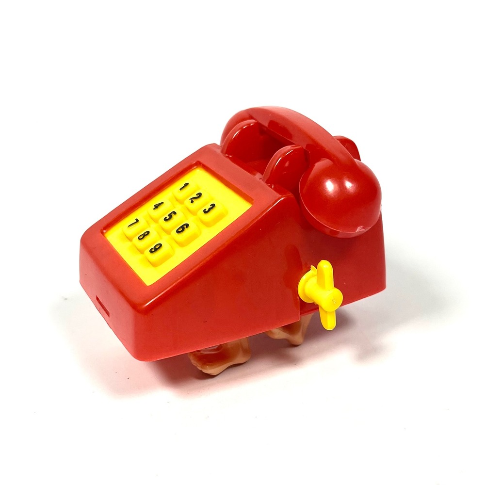 Telephone Wind Up Toy Walking Phone With Feet Hong Kong Vintage Works